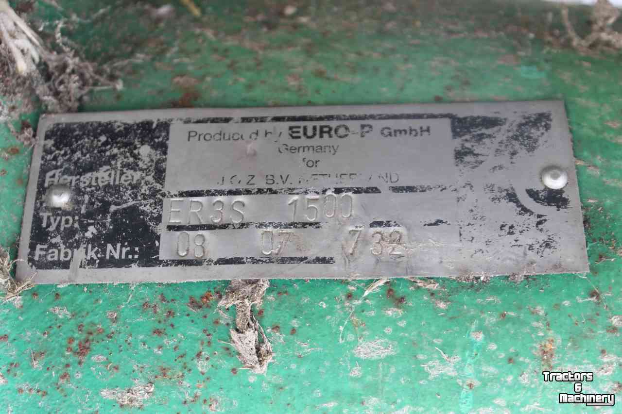 Güllepumpe JOZ ER3S 1500 staande mestpomp staand model Euro-P mestpomp