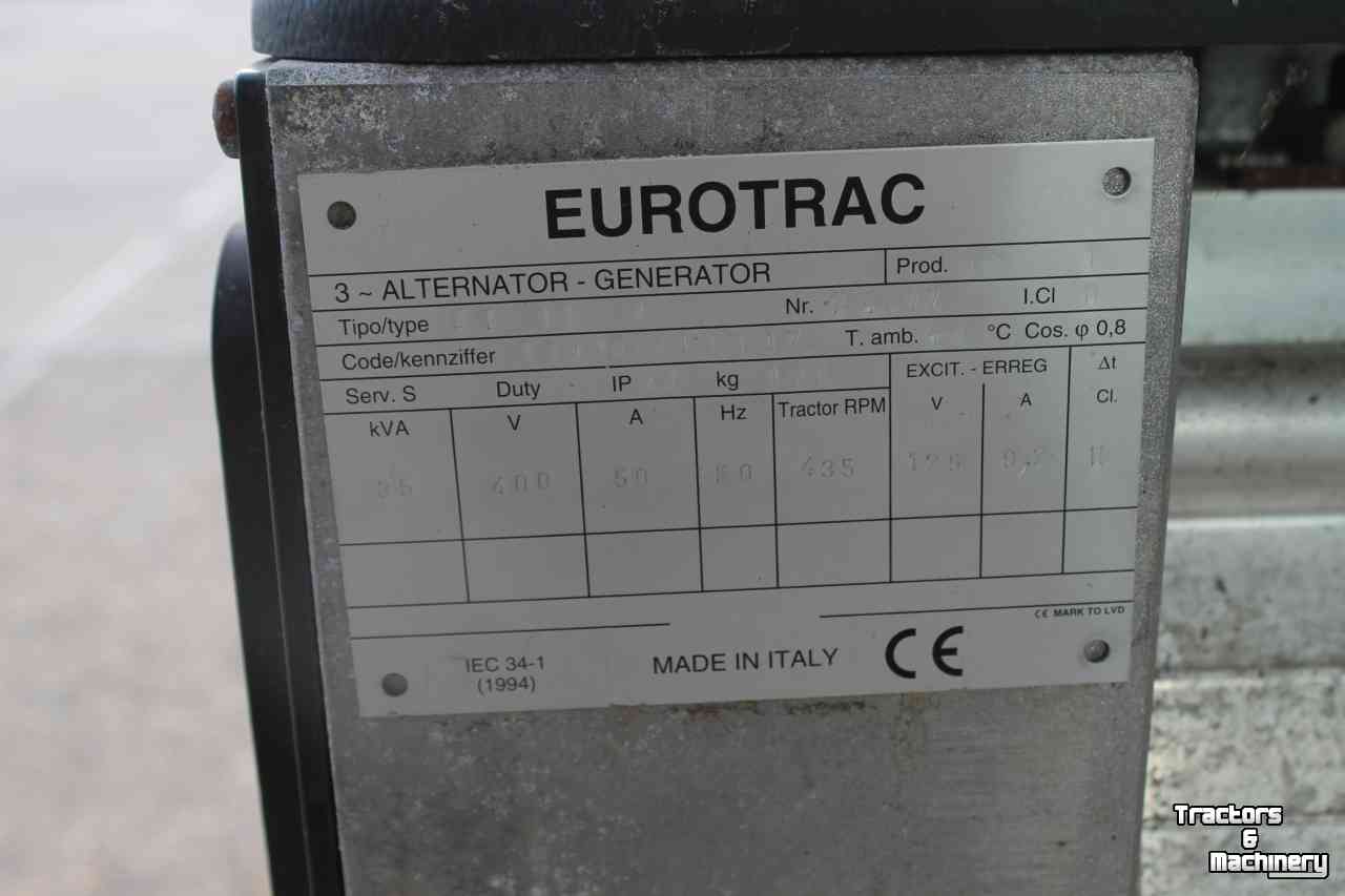 Stromaggregate Eurotrac ET35-2 Bredenoord BR-Tractorset trekkergenerator aftakas aangedreven tractoraggregaat