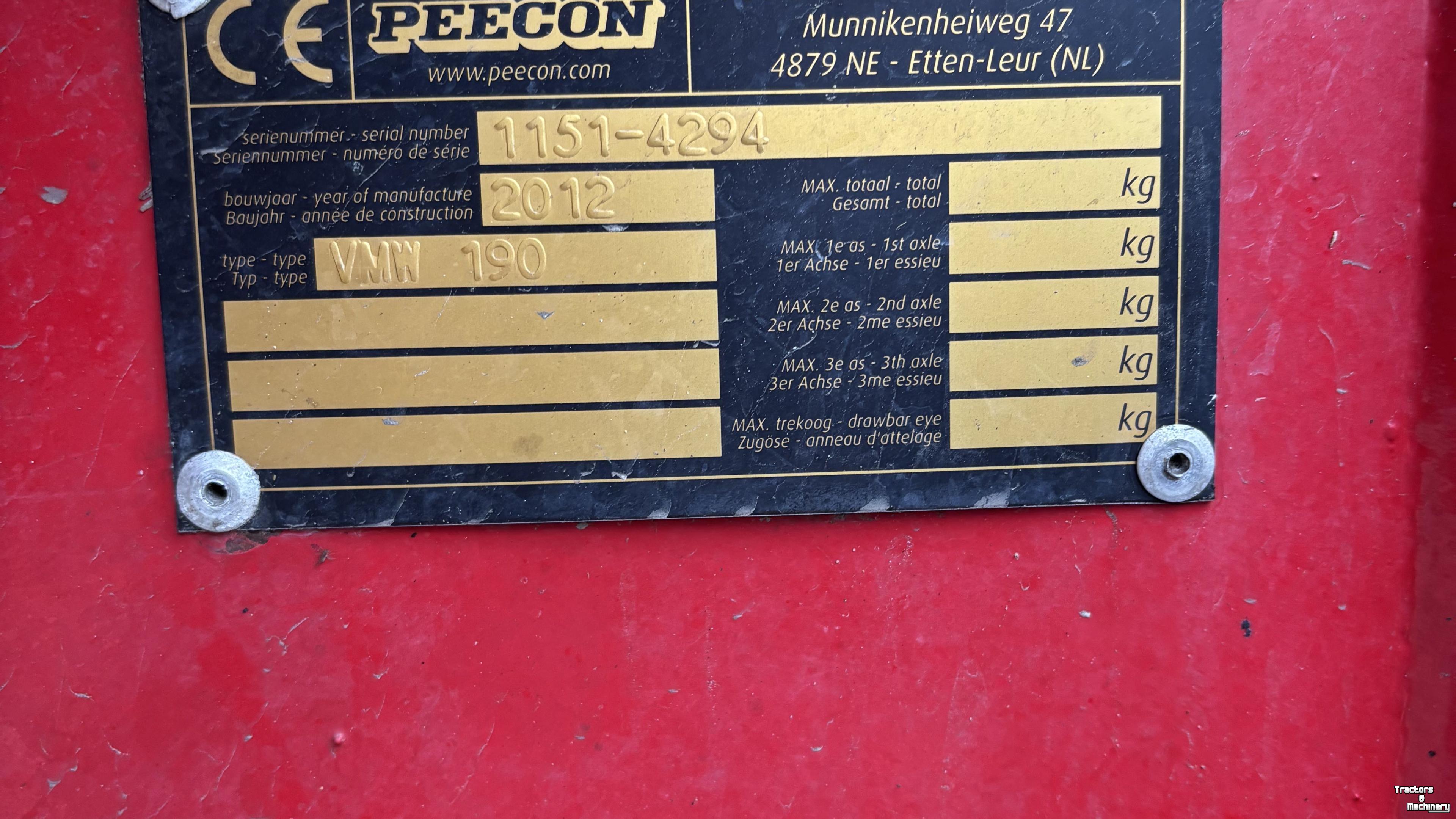 Futtermischwagen Peecon Peecon AIRMIX 19 M3