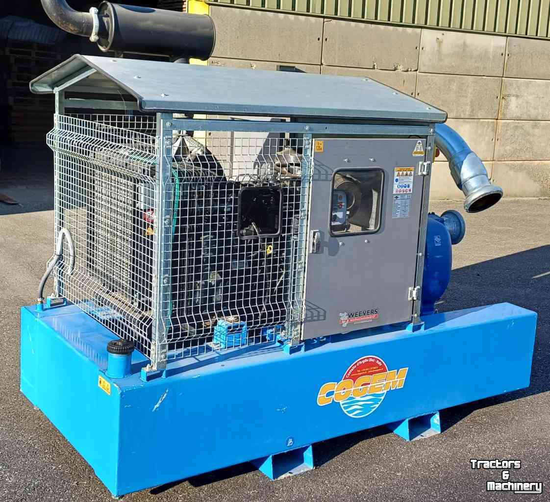 Stationäre Motor/Pump set Cogem 180m3 bij 3 bar