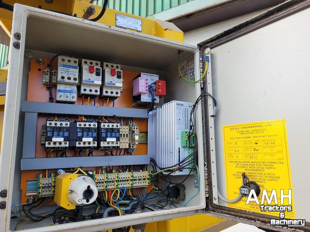 Grosskistenkantler Tong Kantelaar incl uitvoerband 2500X2000 Nette kantelaar met afvoerband