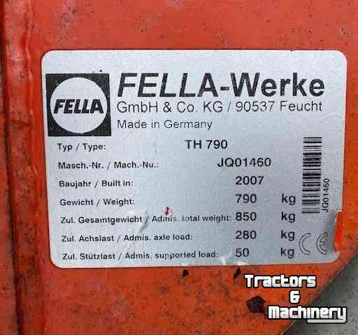 Kreiselheuer Fella TH 790 Schudder