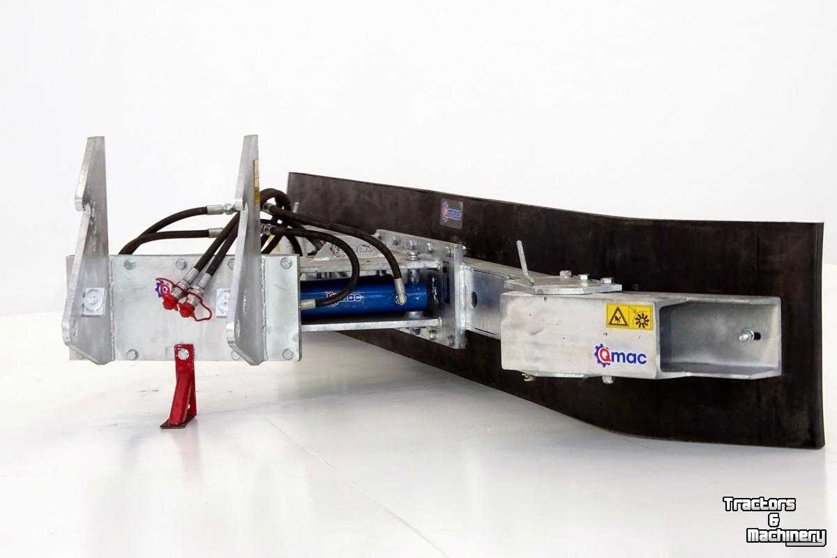 Gummi-Schieber Qmac Modulo 210 cm rubberschuif modderschuif erfschuif aanbouw Kramer