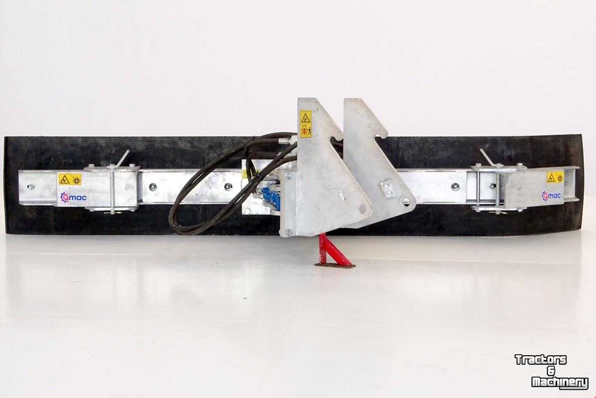 Gummi-Schieber Qmac Modulo 210 cm rubberschuif modderschuif erfschuif aanbouw Kramer