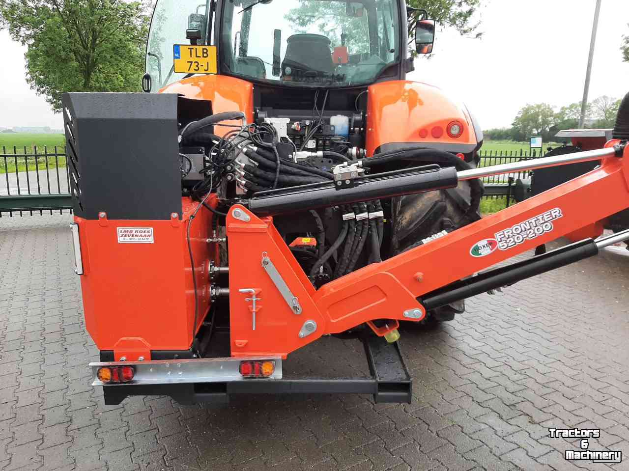 Mähausleger mit Schlegelmäher Boxer Frontier 520-200 klepelmaaier - klepelmaaierarm