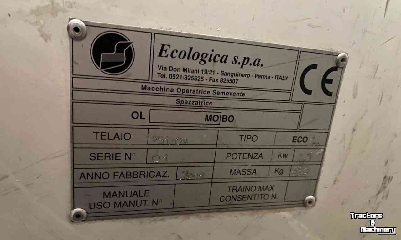 Kehr- und Kehrsaugmaschinen  Ecologica Eco 34 Veegmachine