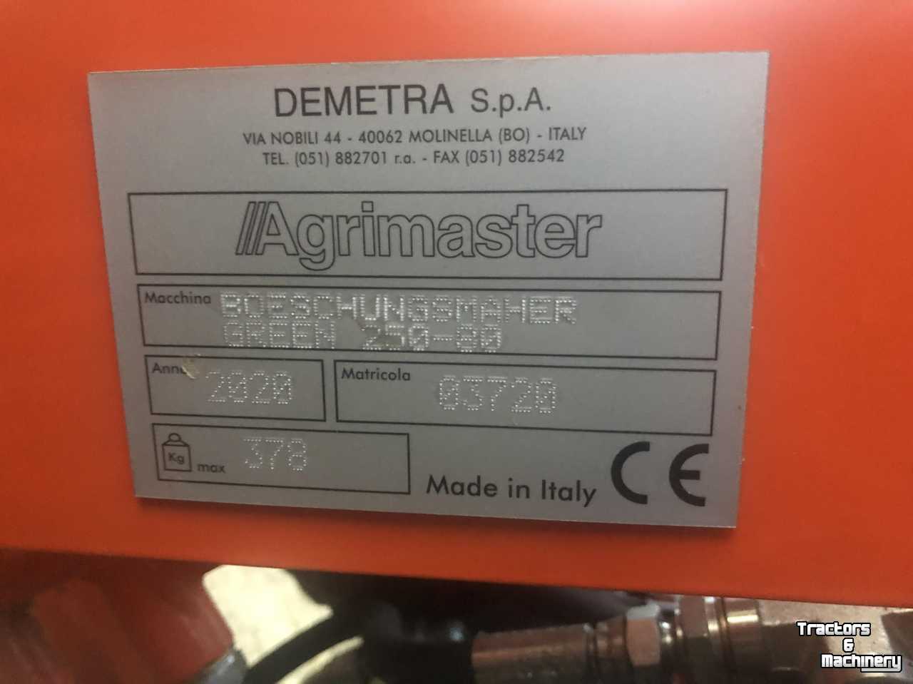 Schlegelmulchgeräte Agrimaster Arm klepelmaaier 250/80