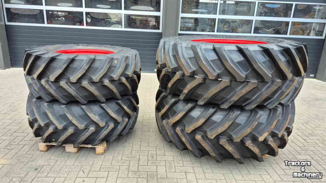 Räder, Reifen, Felgen & Distanzringe Trelleborg 540/65R28 NEW 100% + 650/65R38 NEW 100%