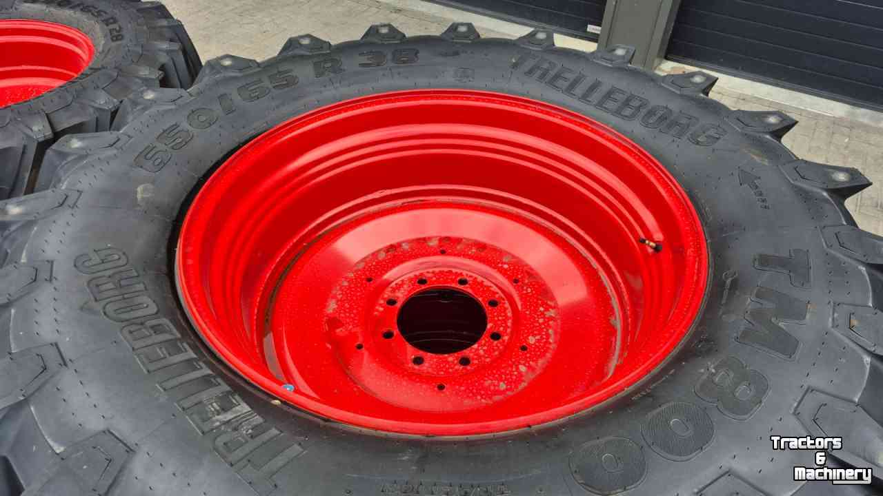 Räder, Reifen, Felgen & Distanzringe Trelleborg 540/65R28 NEW 100% + 650/65R38 NEW 100%