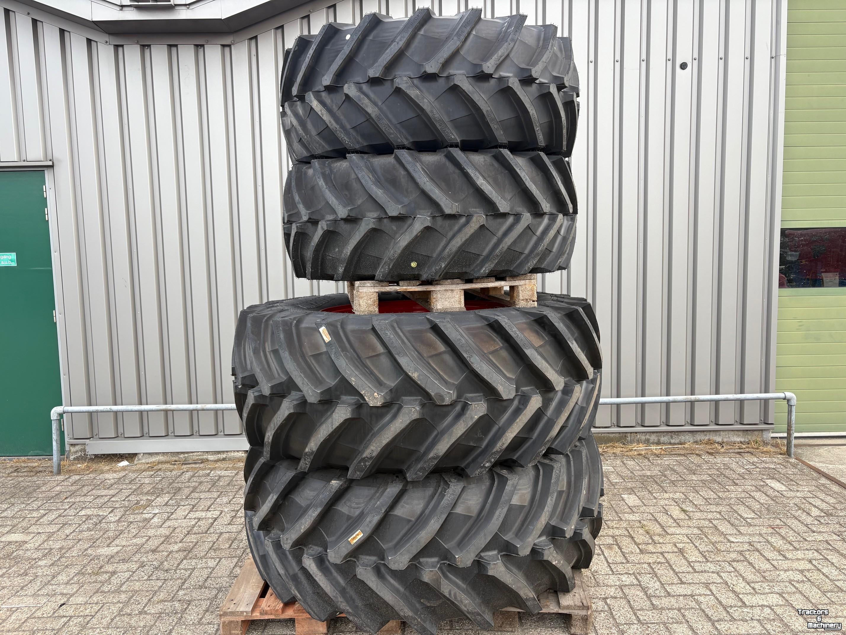 Räder, Reifen, Felgen & Distanzringe Trelleborg Trelleborg 540/65R28 NEW 100% + Trelleborg 650/65R38 NEW 100%