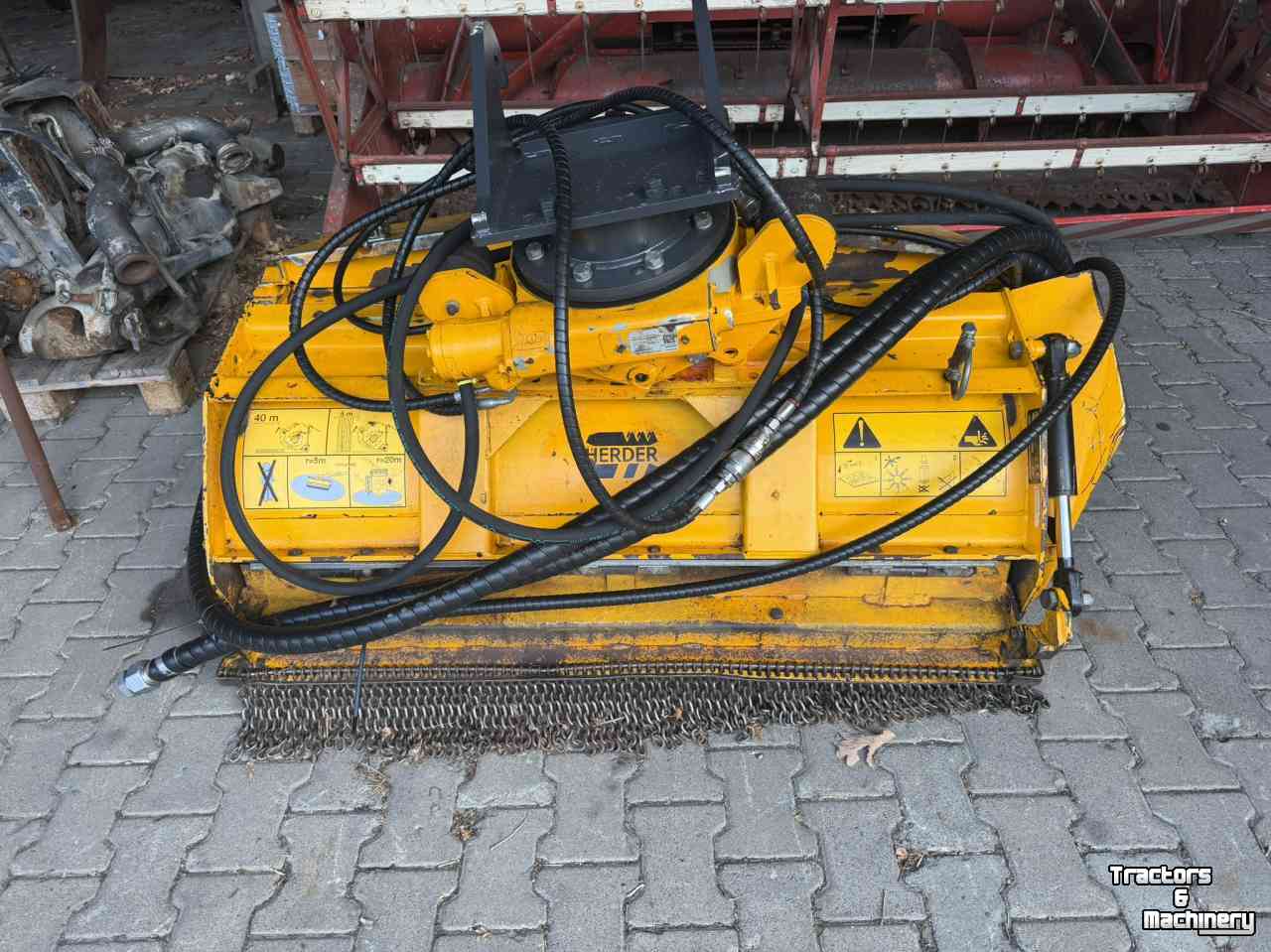 Schlegelmulchgeräte Herder KMUQ 130 vijzelbak klepelmaaier