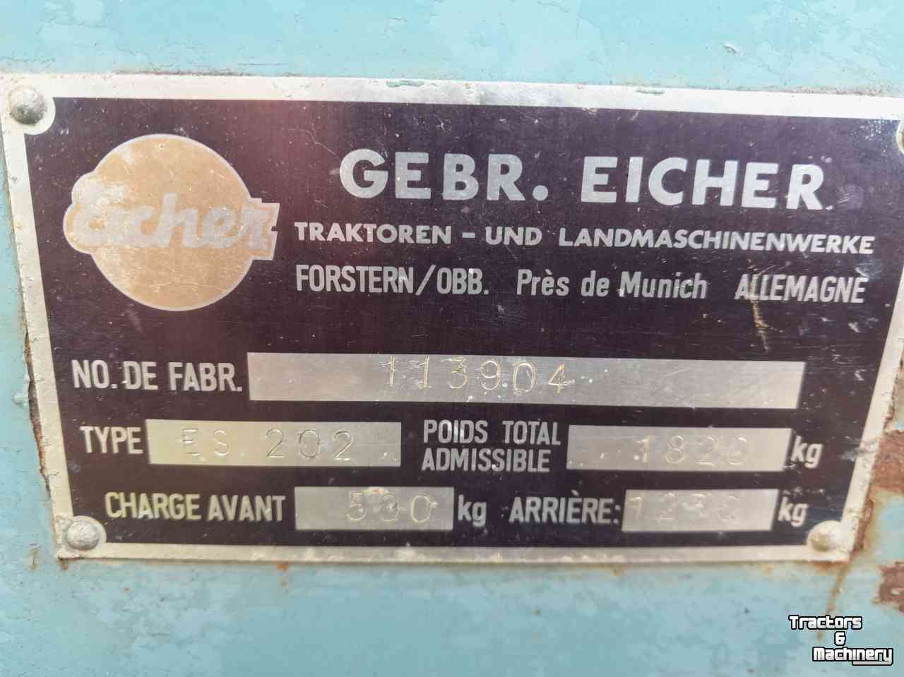 Obsttraktor Eicher Es202