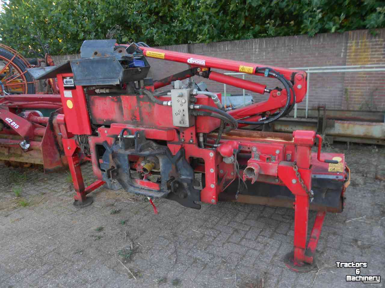 Schlegelmulchgeräte Ducker frontuitvoering unimog