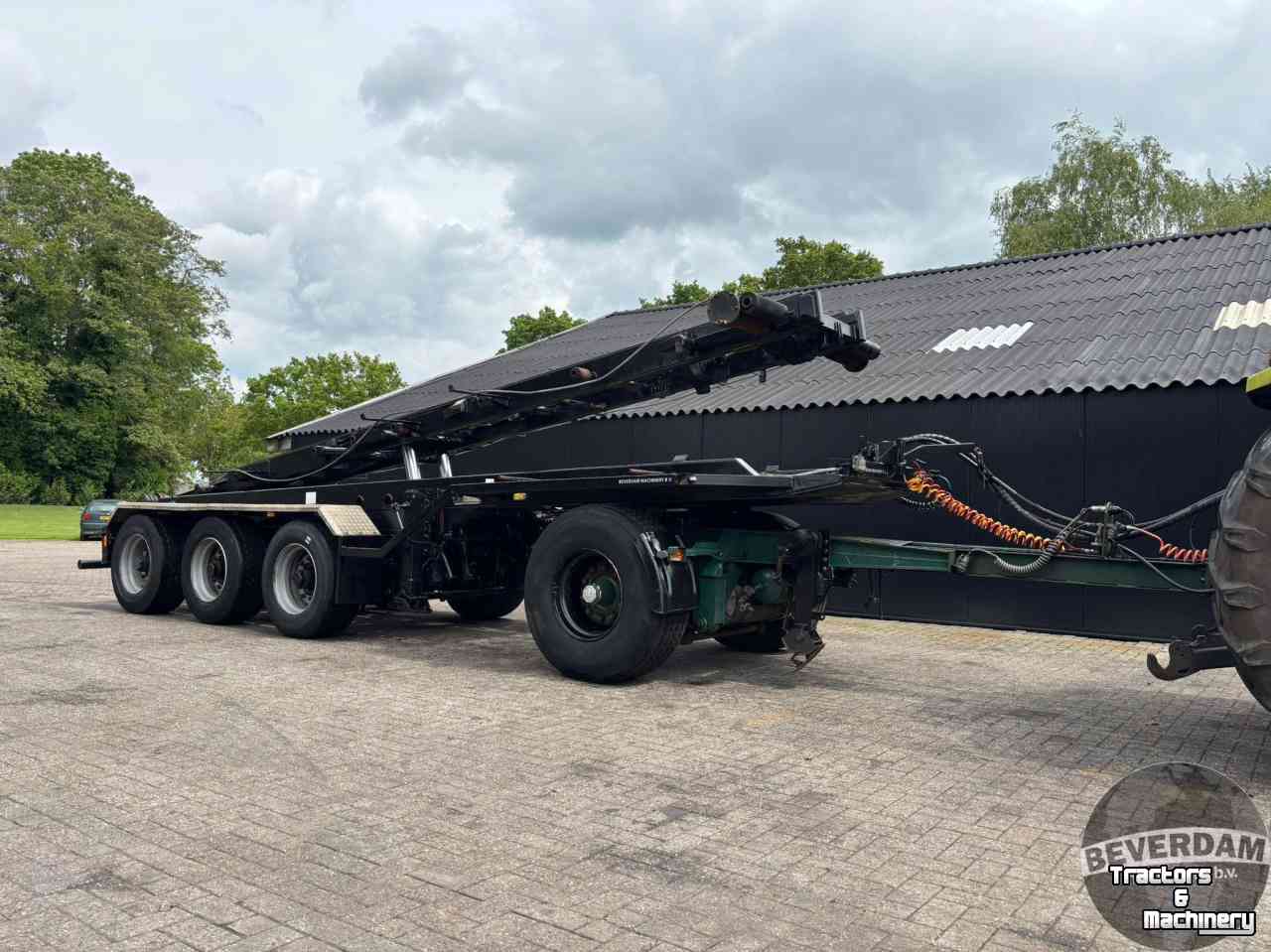 Hakenlift-Container System  NCH Kabelsysteem oplegger met dolly