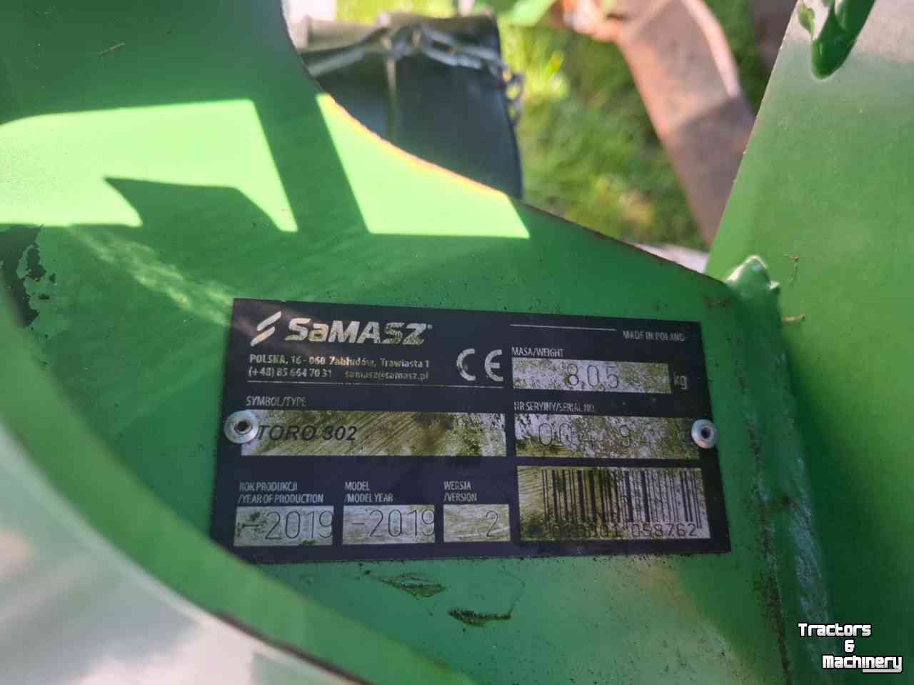 Mähwerk Samasz SAMBA 320 en TORO 302