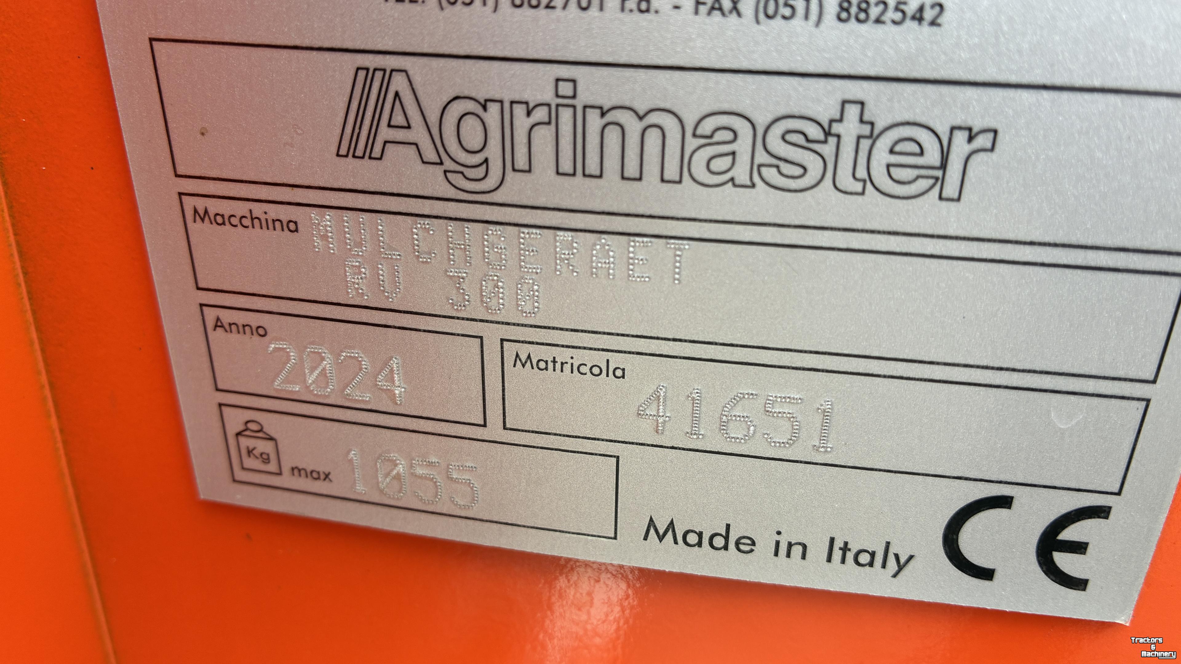 Schlegelmulchgeräte Agrimaster Agrimaster RV300 klepelmaaier