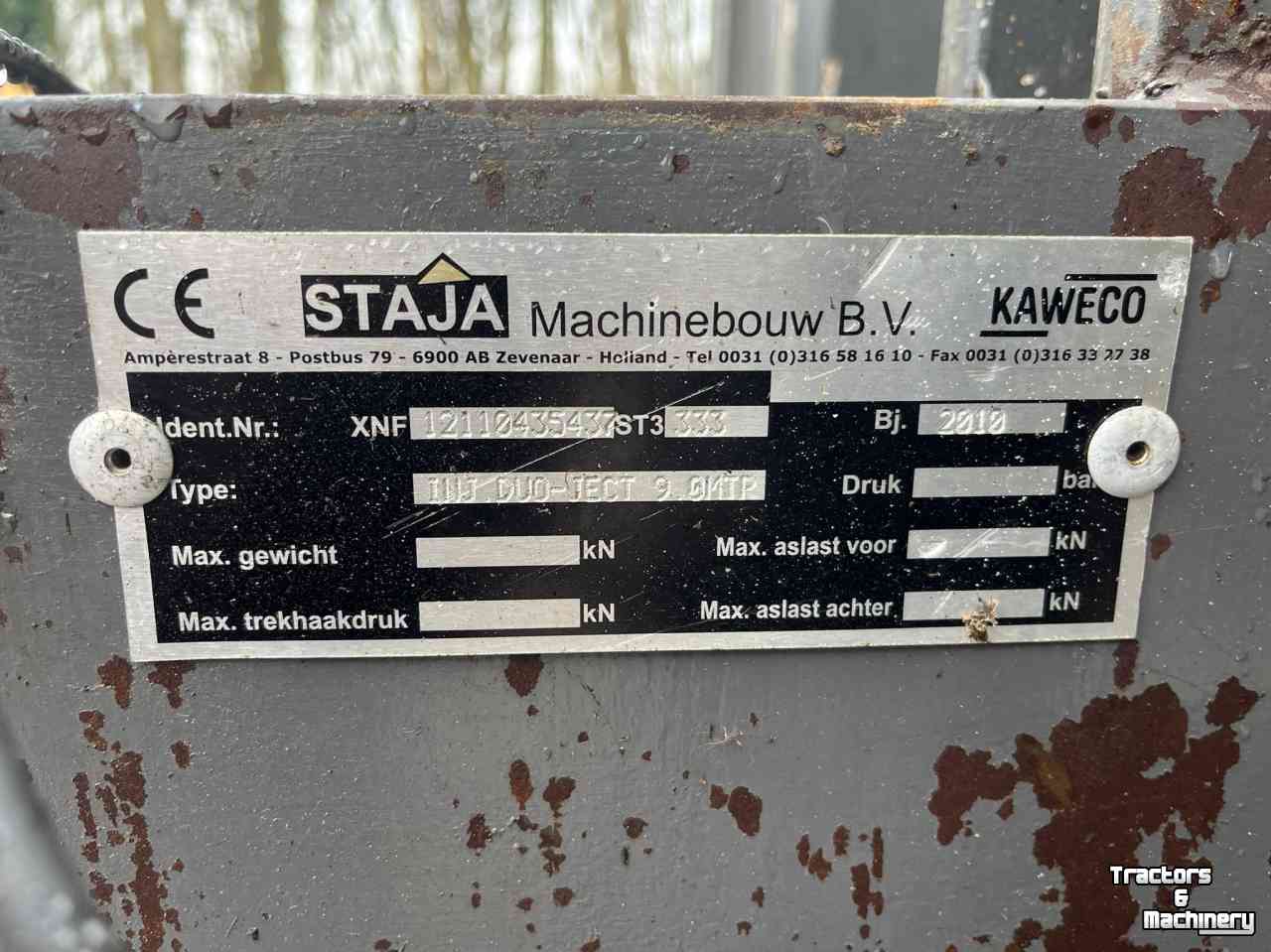 Grünlandinjektor Kaweco Duo-ject 9 meter zodebemester