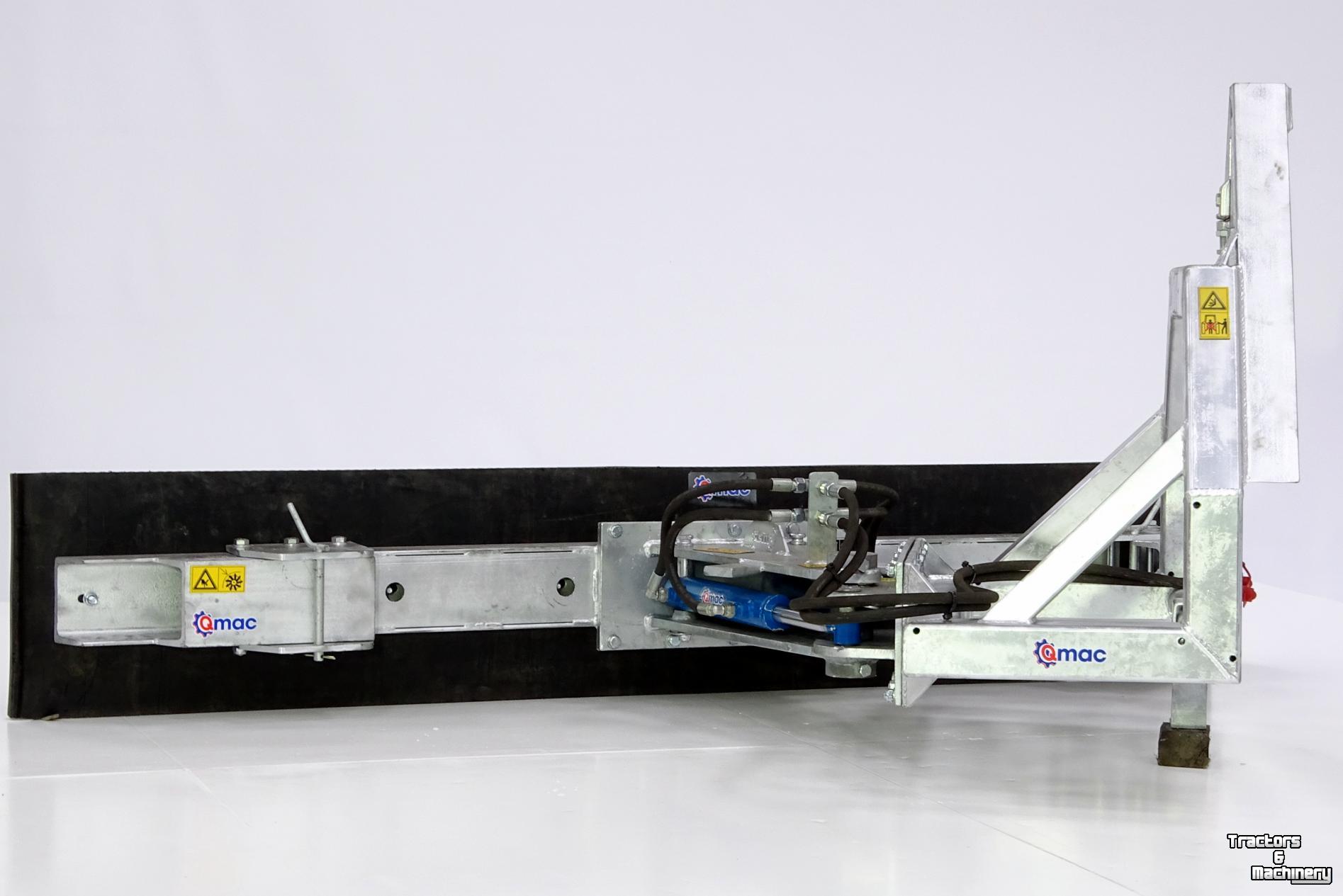 Gummi-Schieber Qmac Rubberschuif met hydraulische schuinverstelling