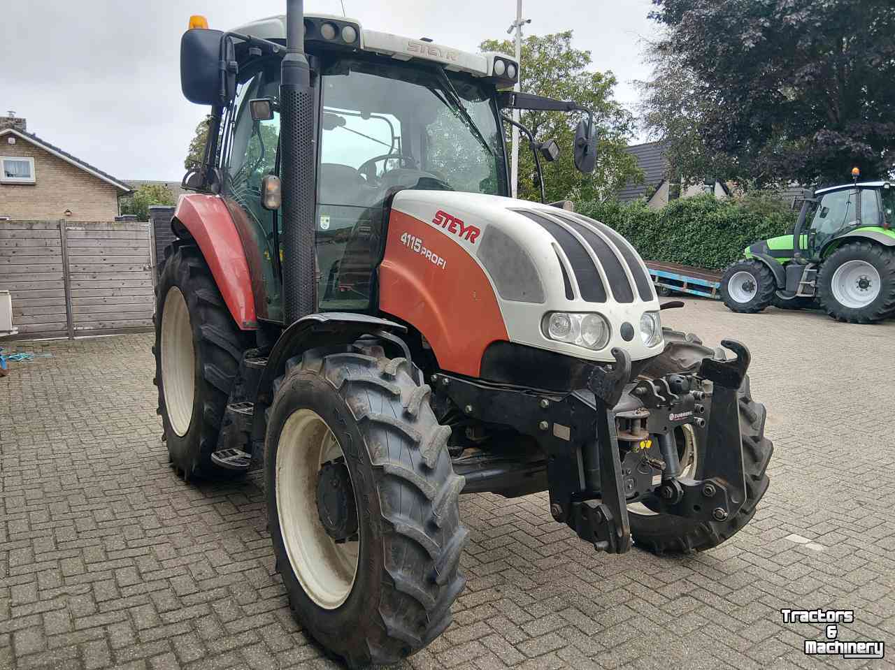 Schlepper / Traktor Steyr 4115 Profi  Fronthef PTO en Kruipversnelling