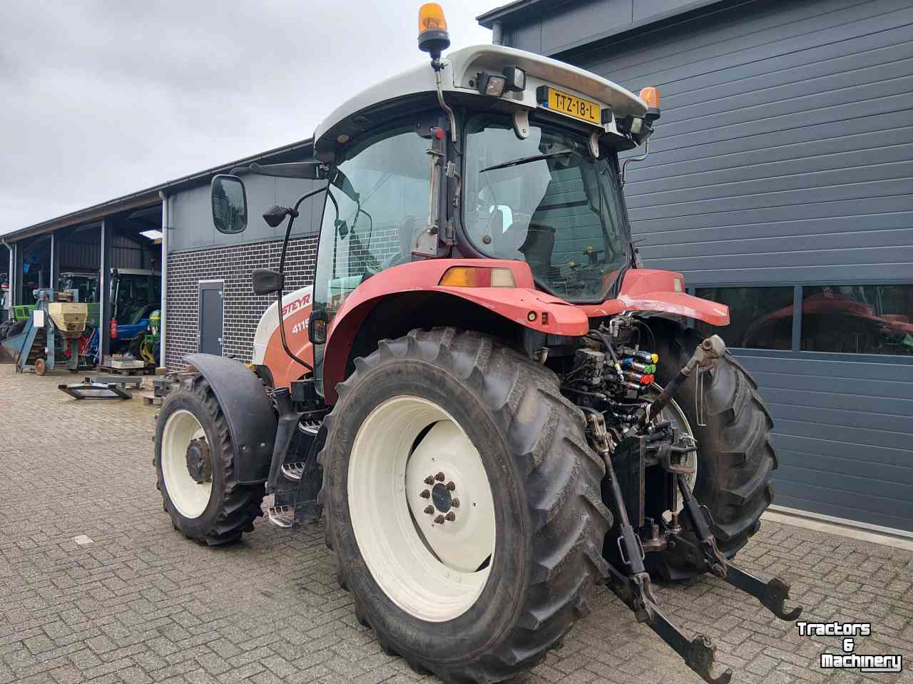 Schlepper / Traktor Steyr 4115 Profi  Fronthef PTO en Kruipversnelling