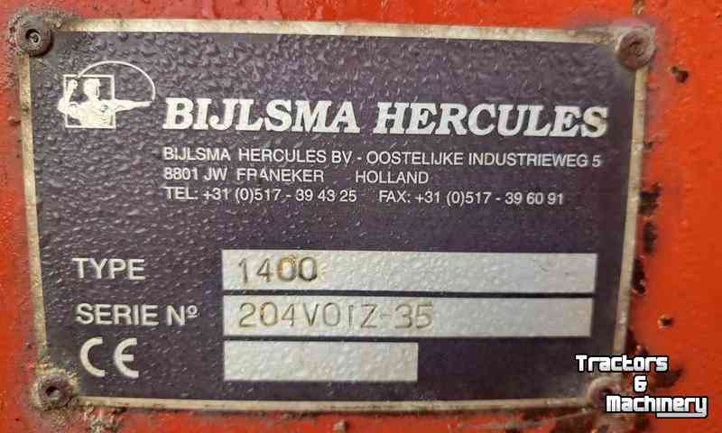 Kipper Bijlsma Hercules 1400 Landbouwkipper