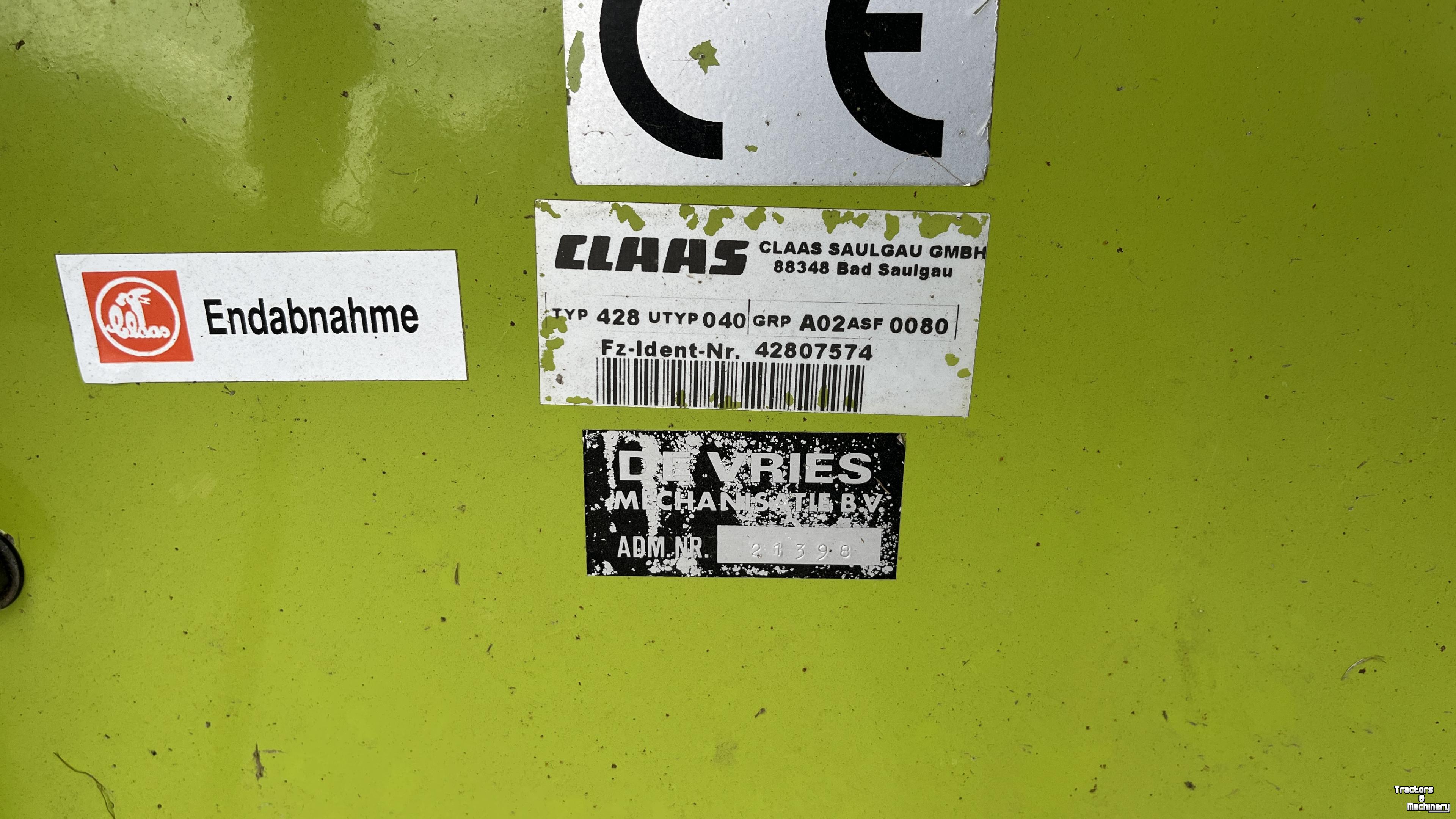 Maisgebiss Claas PU 3,0m HD Plus