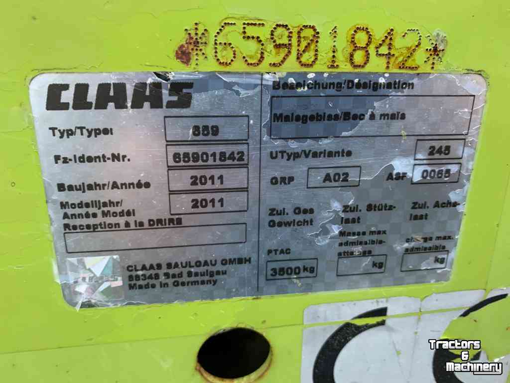 Maisgebiss Claas Orbis 750 AC TS Pro C