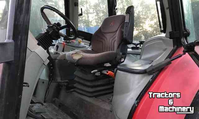 Schlepper / Traktoren Massey Ferguson 5445 + Trima Frontlader / Voorlader