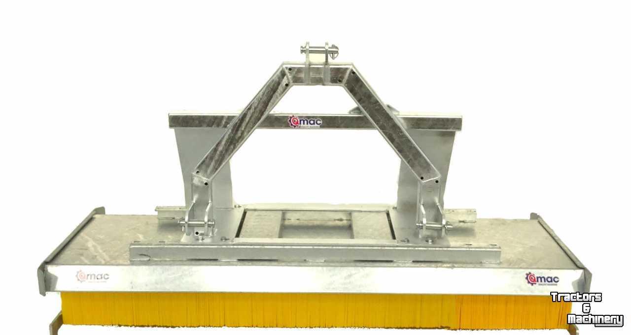 Kehrmaschine Qmac Blokbezem adapter met Euro en 3punt