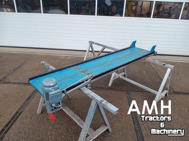Förderband  Vlakke band 2400x500 TRANSPORTBAND VLAKKE BAND FLAT BELT CONVEYOR BELT FLACHBAND FÖRDERBAND