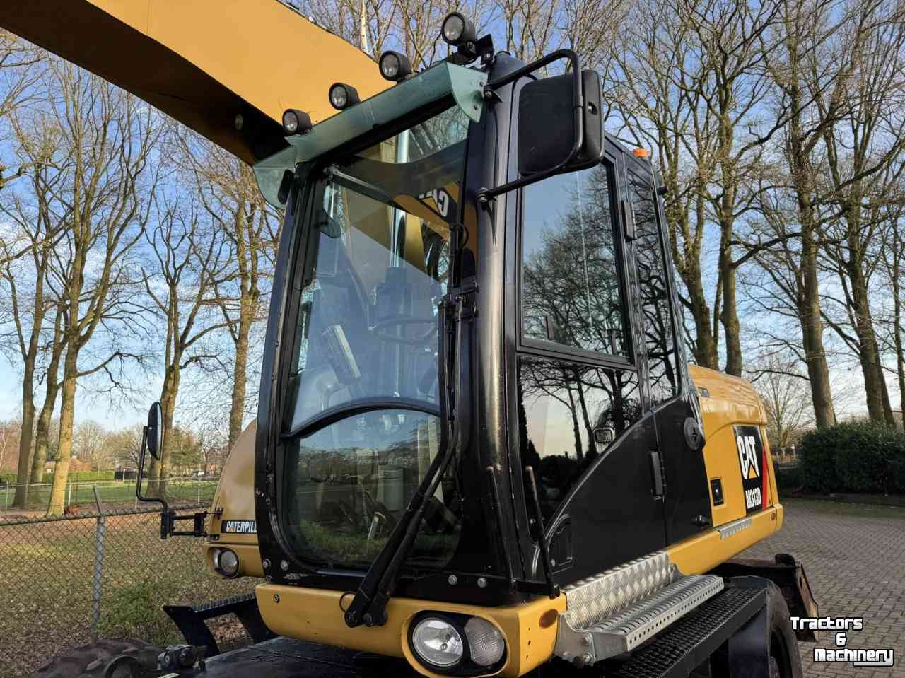 Mobilbagger Caterpillar m313d Mobiele kraan