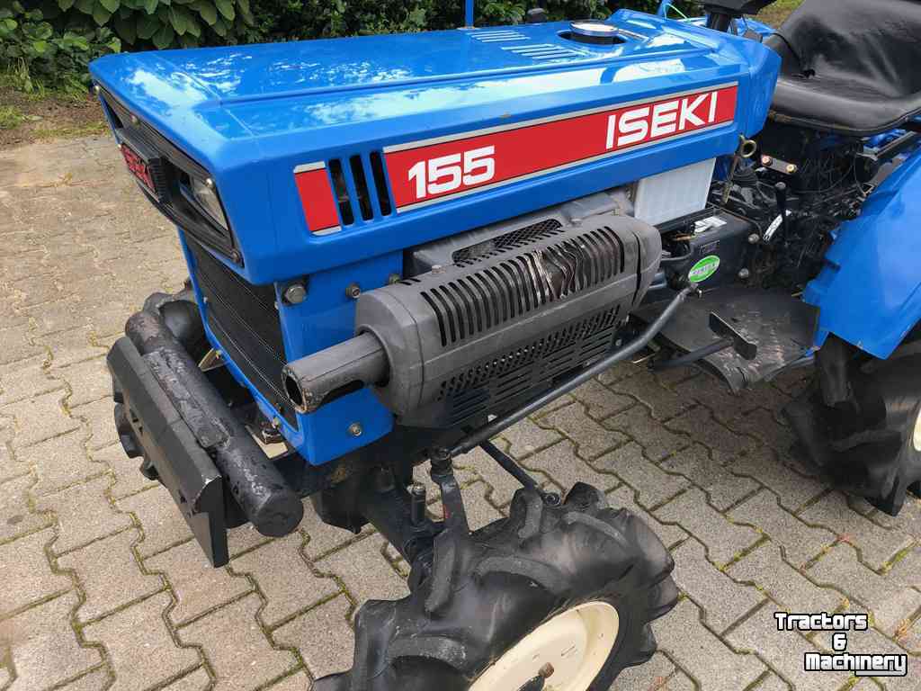 Gartentraktoren Iseki TX 155 met grondfrees