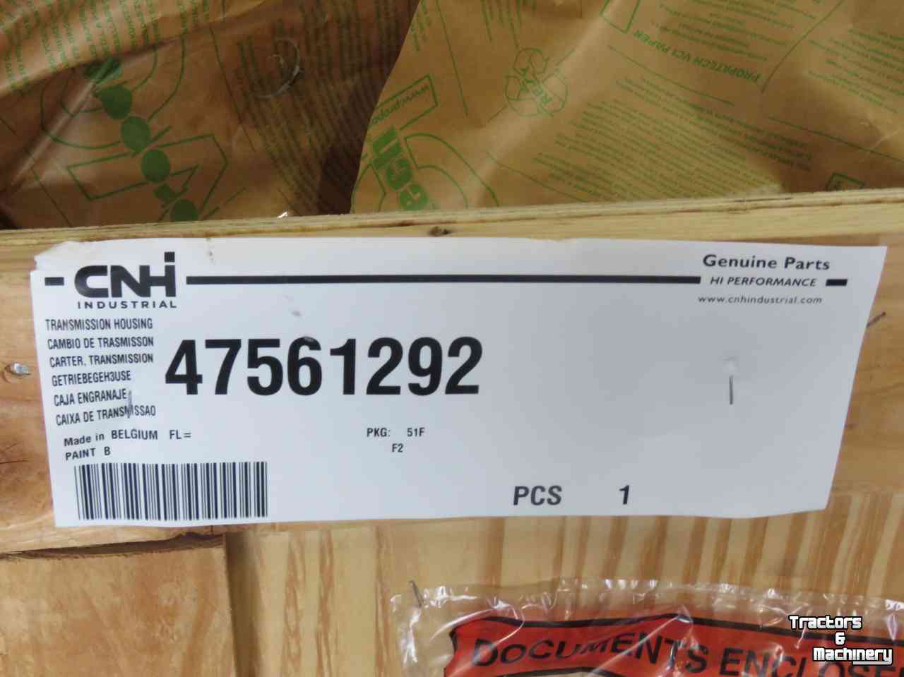 Schlepper / Traktor New Holland Transmissie huis New holland T6 - tier4b - Auto Command Parts nr:47561292