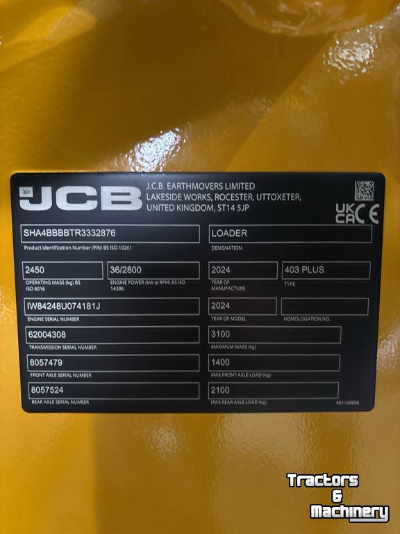 Radlader JCB 403 Plus