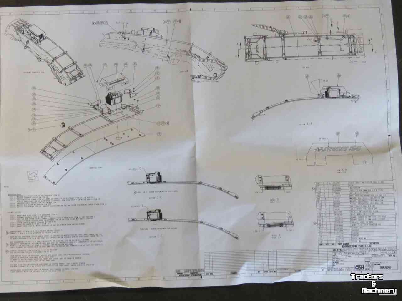Feldhäcksler New Holland CNH NIR Sensor Diakit parts nr:90432069 gewas annelist sensor