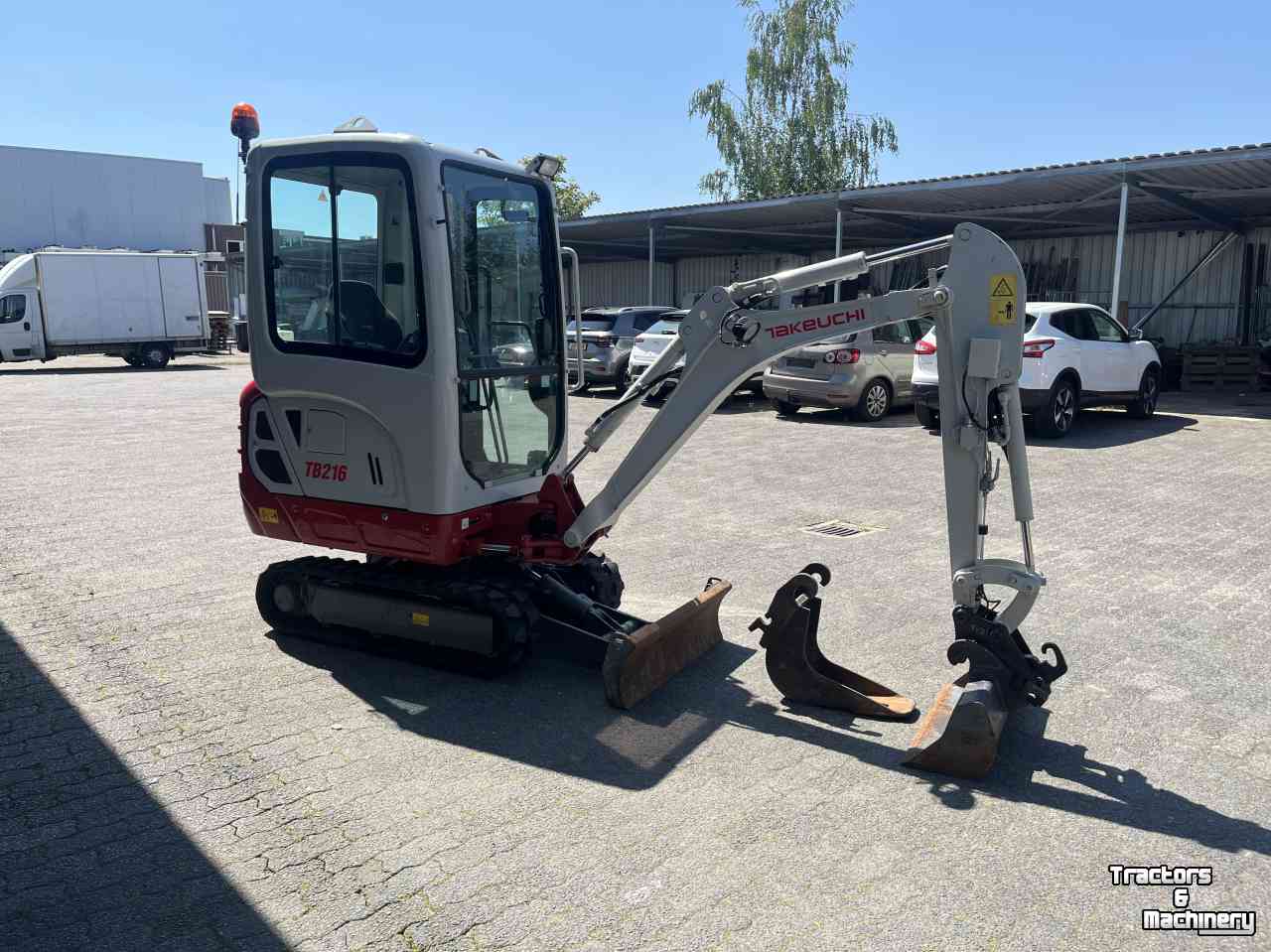 Minibagger Takeuchi TB216 2023, 1000 uur