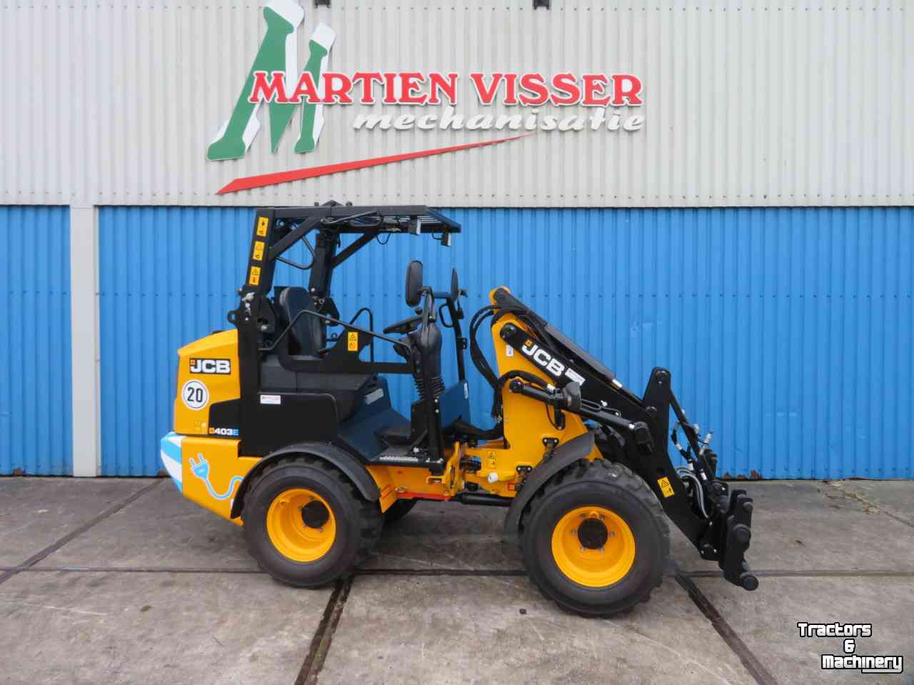 Radlader JCB 403E Elektrische Mini-shovel