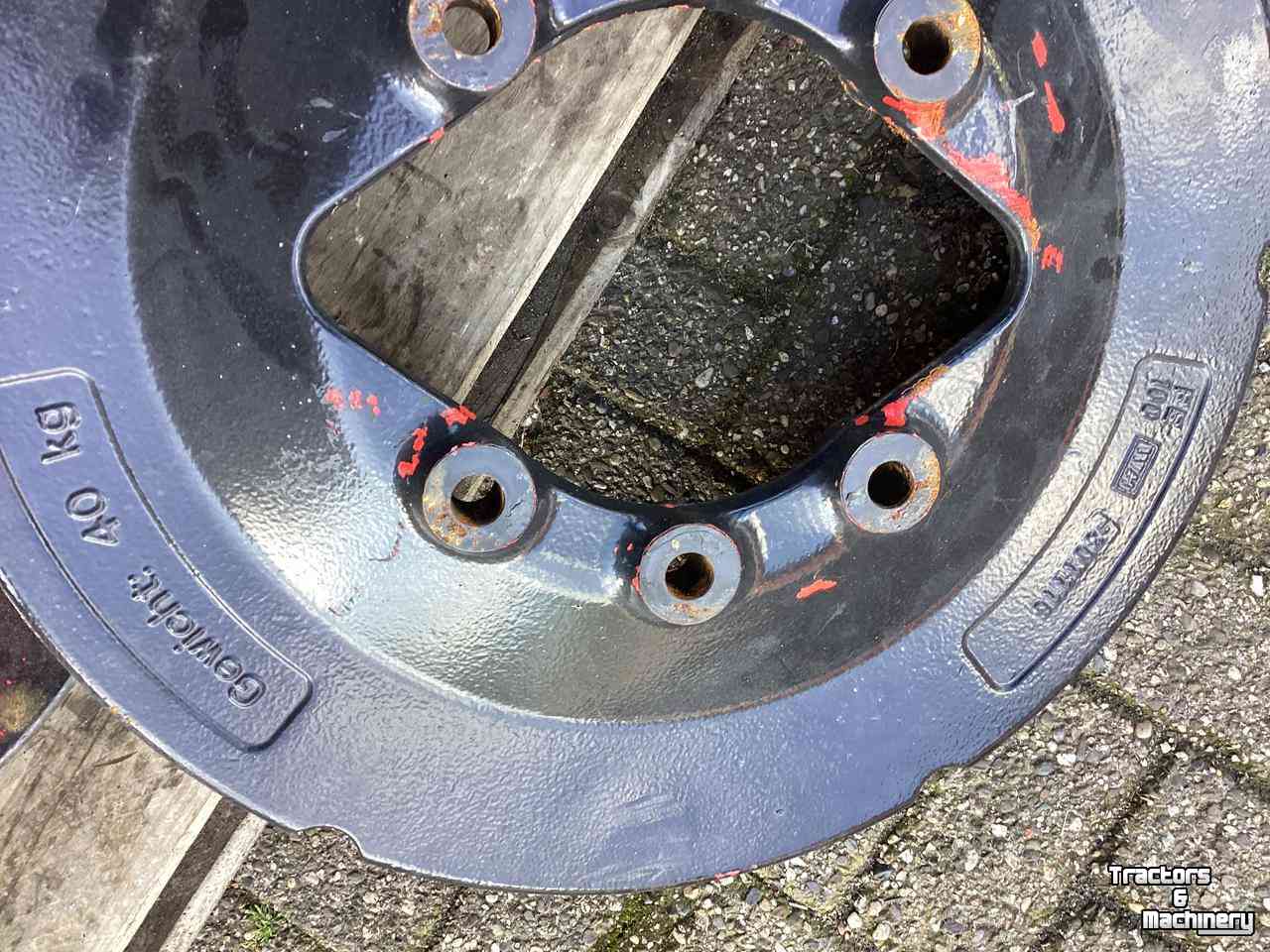 Radgewichte  Valtra/Fendt wielgewichten / wielplaten