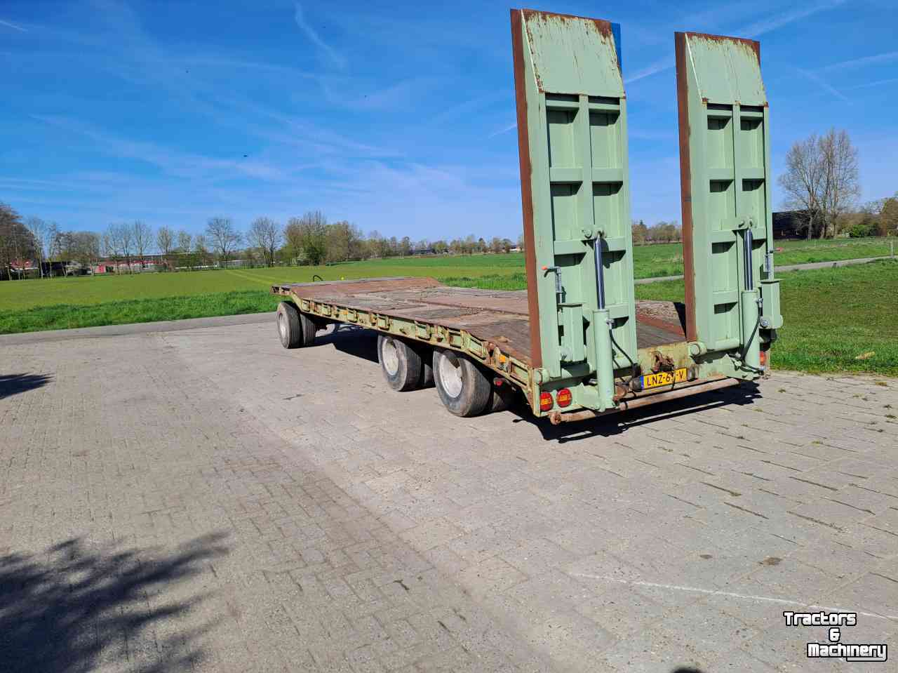 Tiefladeanhänger  24 ton dieplader