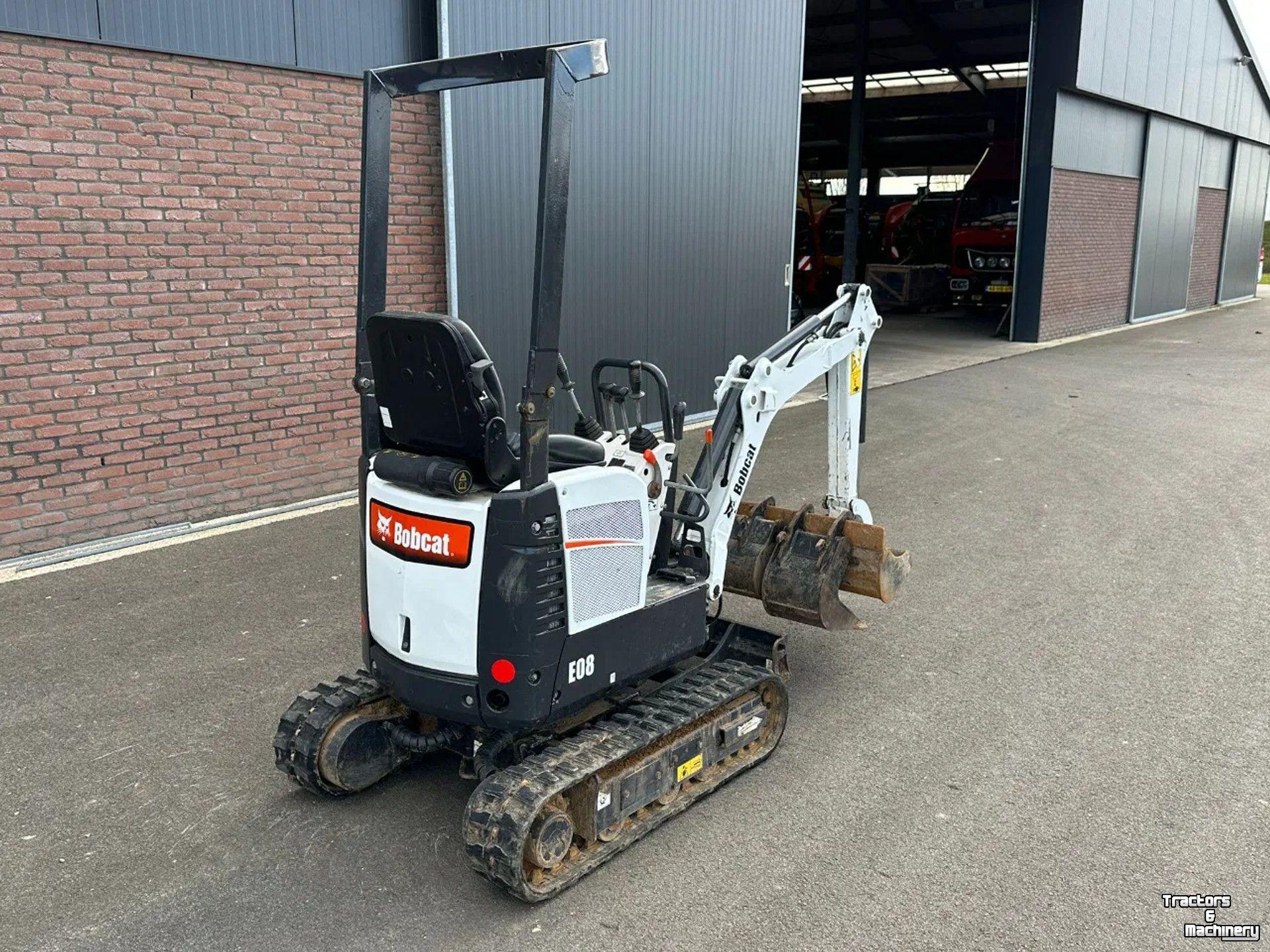 Minibagger Bobcat E08 minikraan