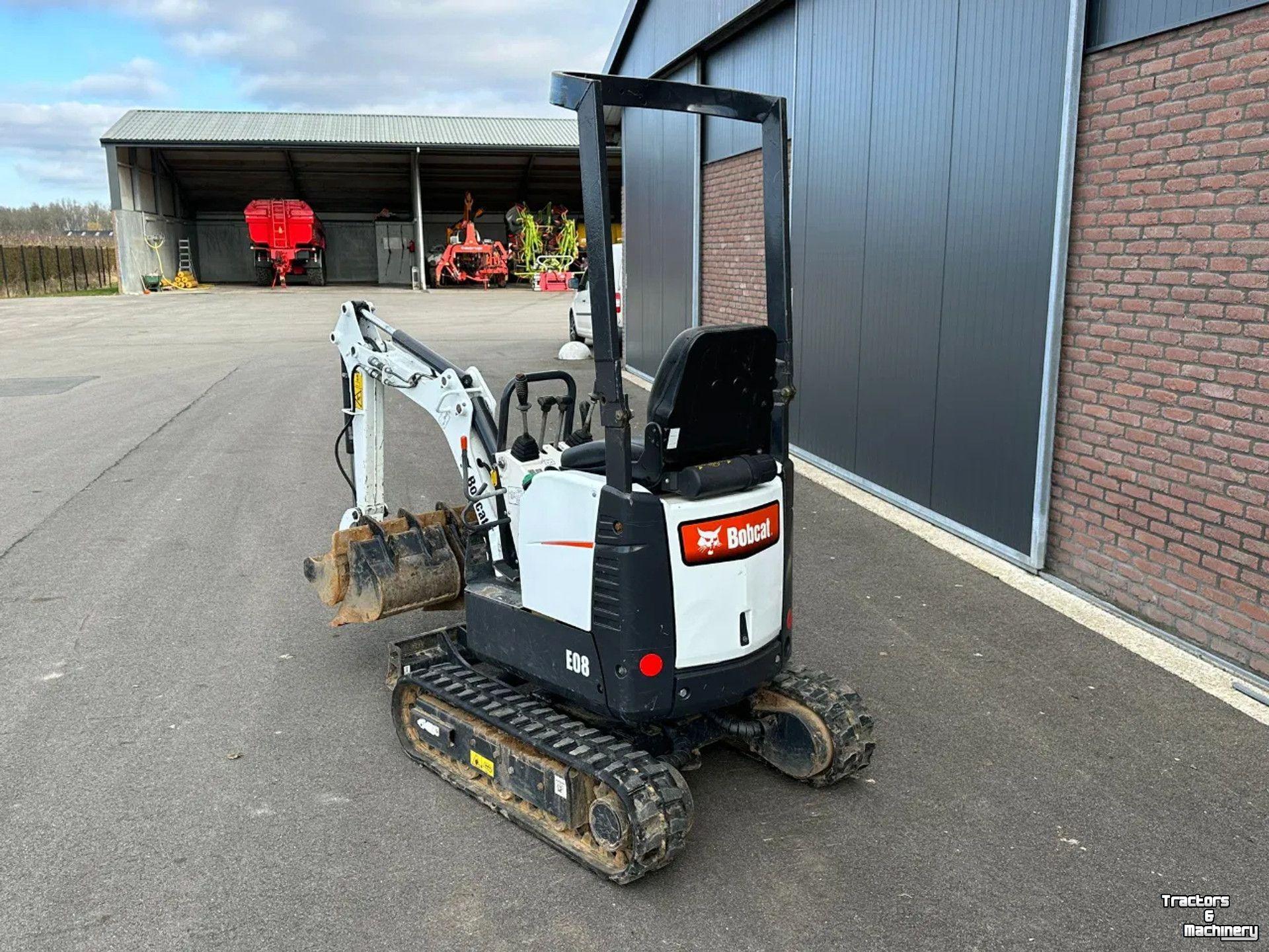 Minibagger Bobcat E08 minikraan