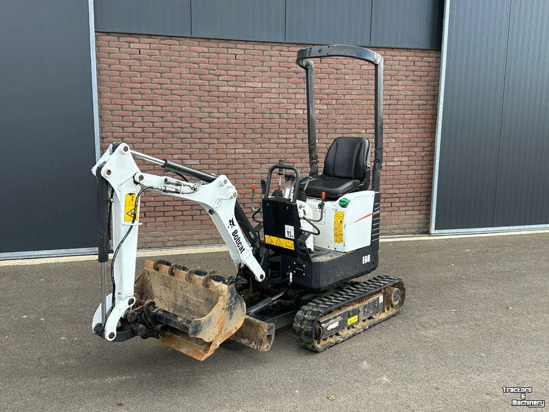 Minibagger Bobcat E08 minikraan