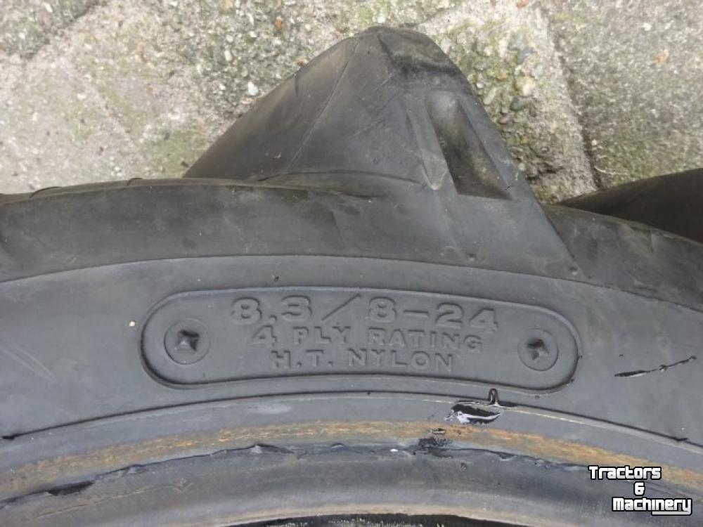 Räder, Reifen, Felgen & Distanzringe Bridgestone set banden 8.3/8-24