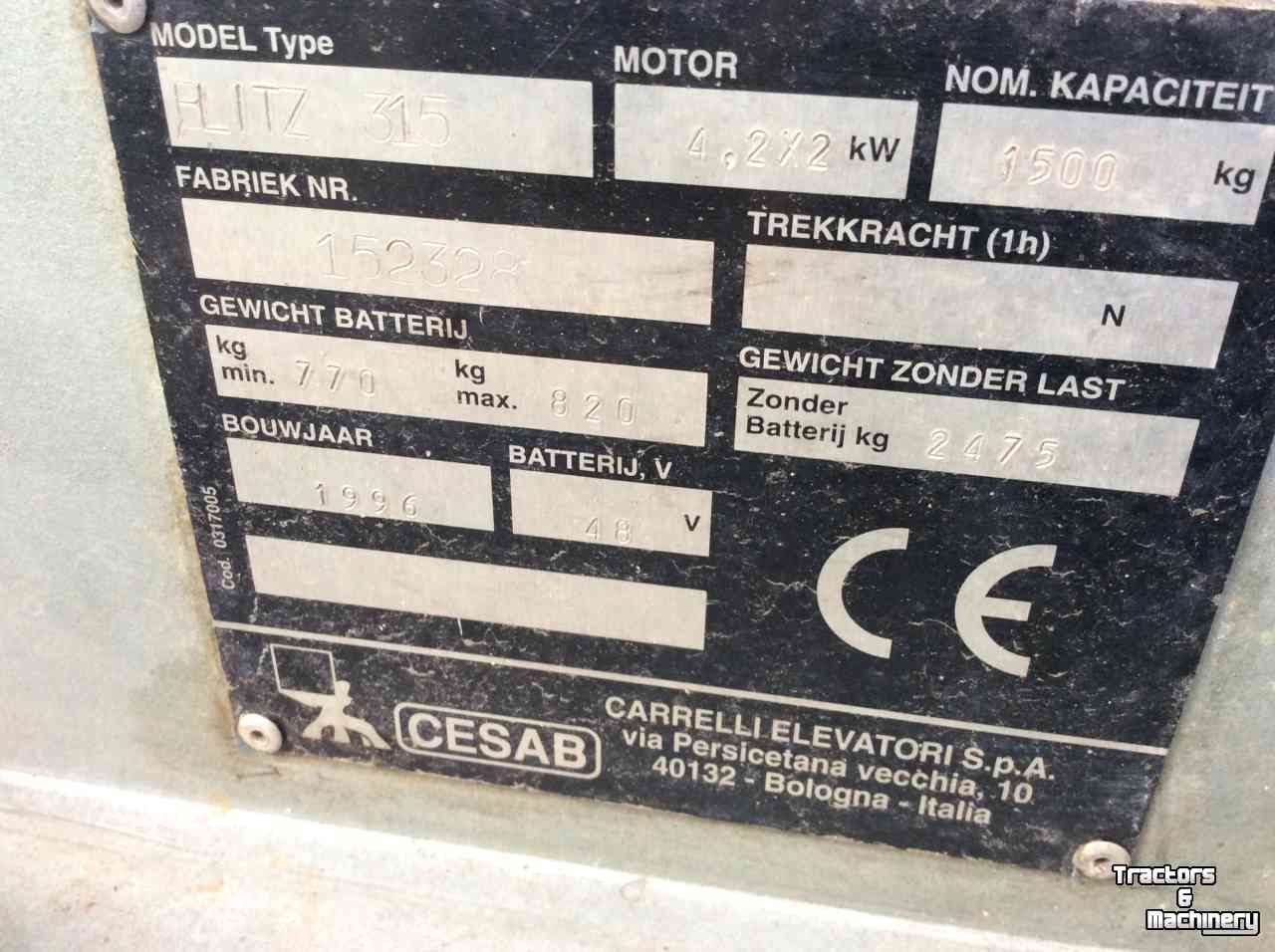 Gabelstapler BT Sesam 315. Elektr
