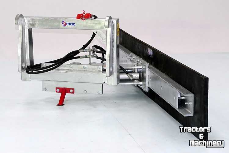 Futterschieber Qmac Rubber feed scraper hookup Weidemann