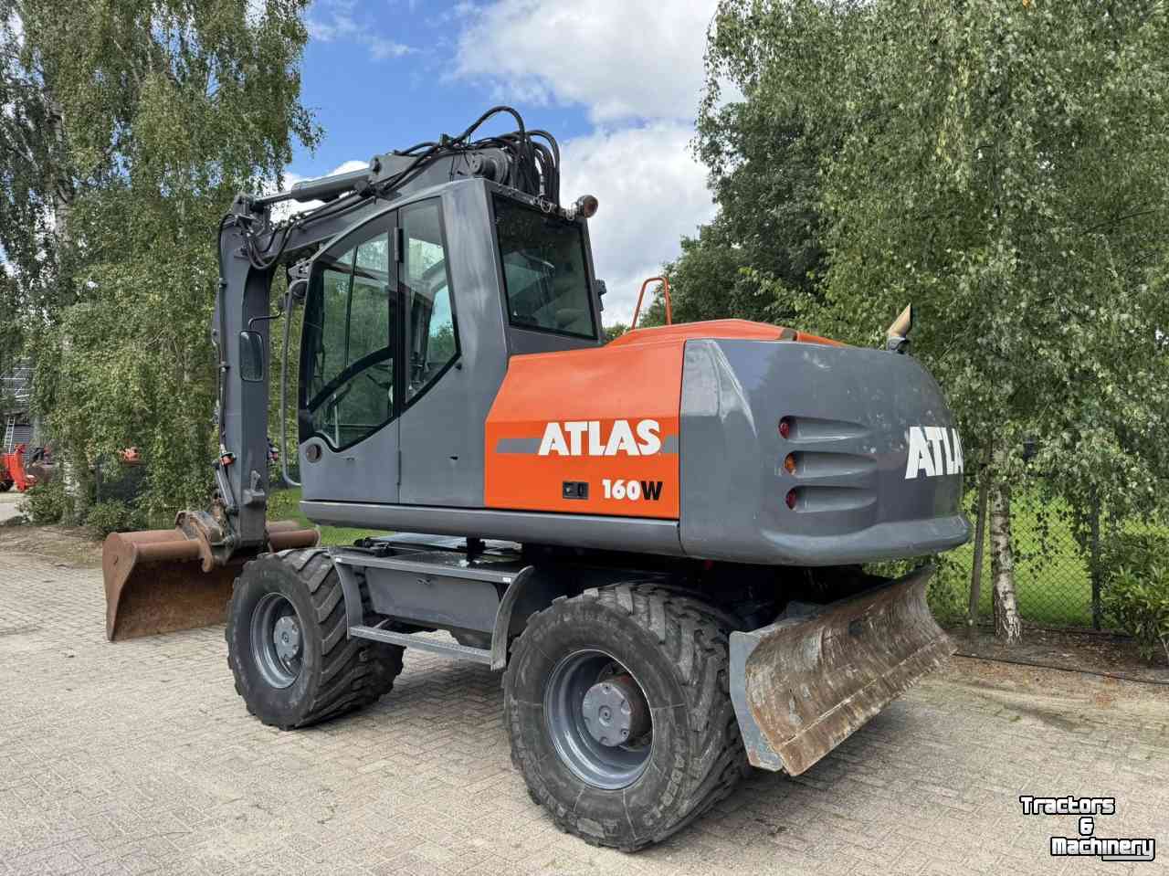 Mobilbagger Terex ATLAS TW160 mobiele kraan