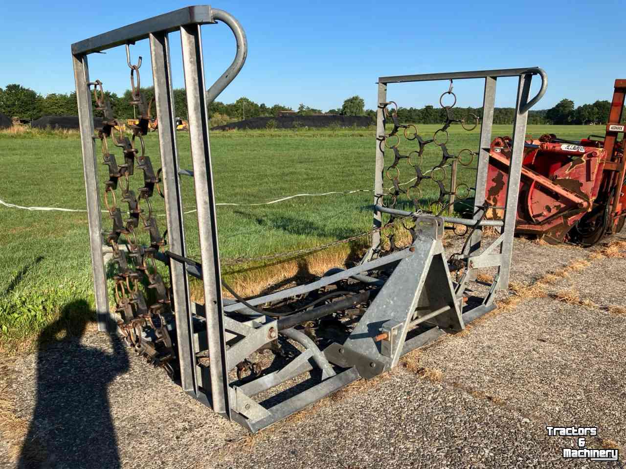 Weide-belüfter / Weide-egge  Weidesleep 6 meter gegalvaniseerd