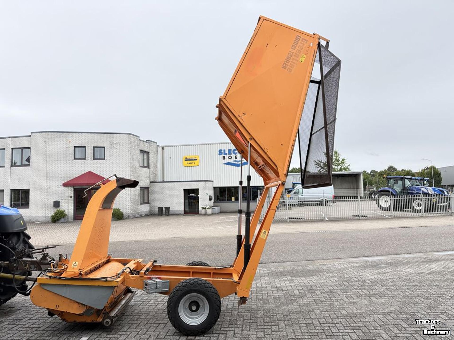 Aufsitzrasenmäher Greenline Combi-Trailer Klepelmaaier