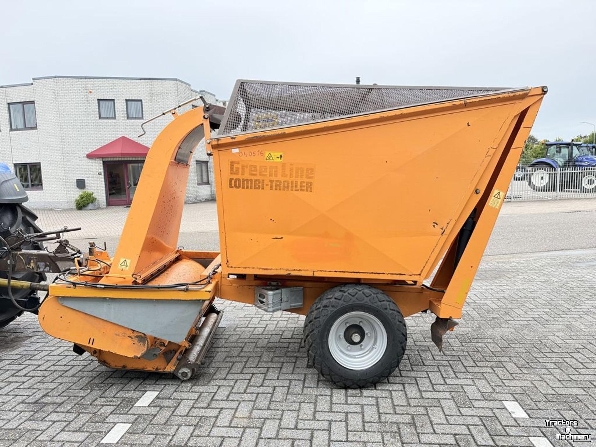 Aufsitzrasenmäher Greenline Combi-Trailer Klepelmaaier