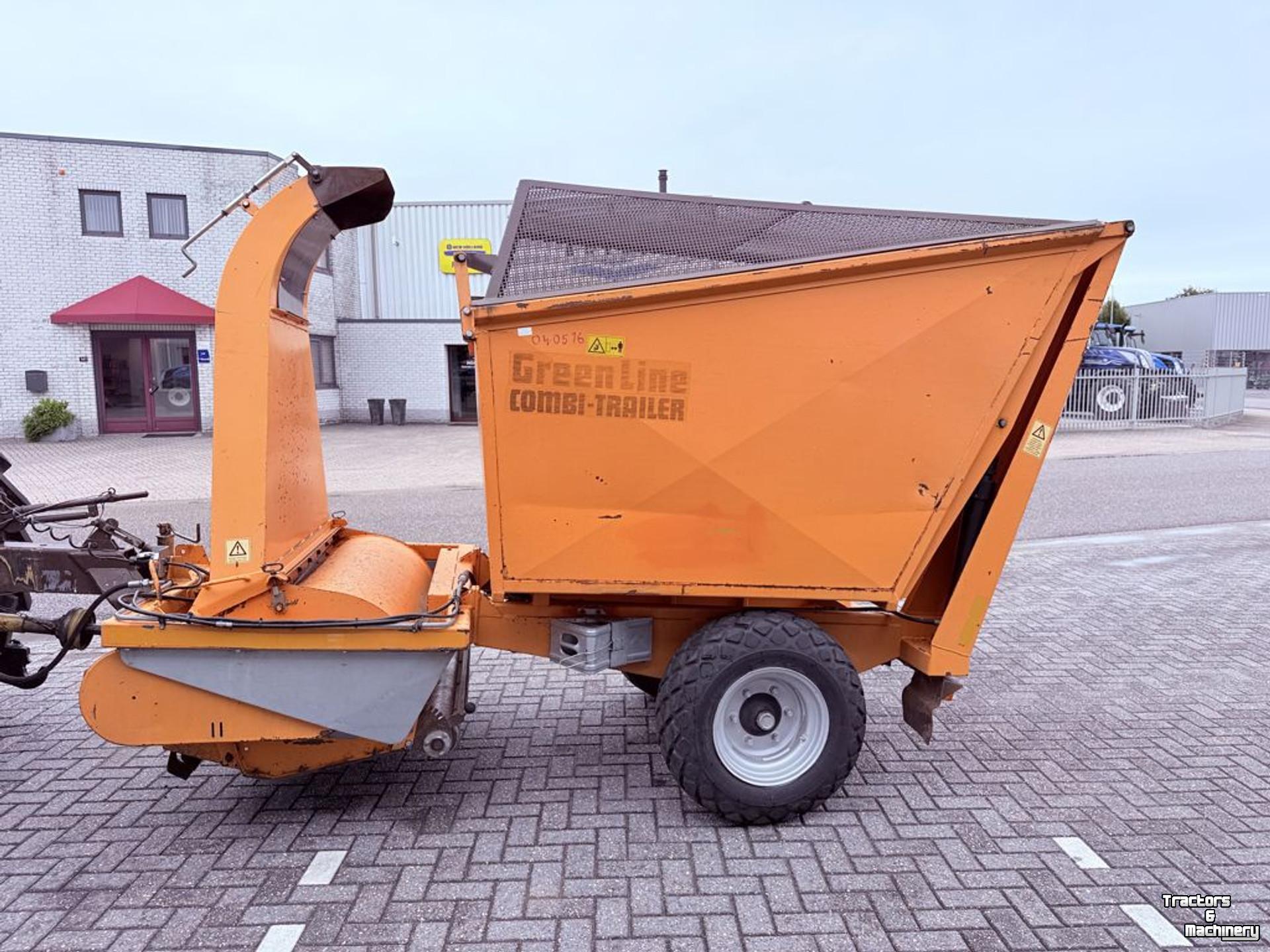 Aufsitzrasenmäher Greenline Combi-Trailer Klepelmaaier